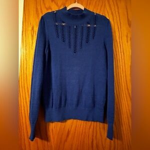 Free People Blue Sweater - Size M